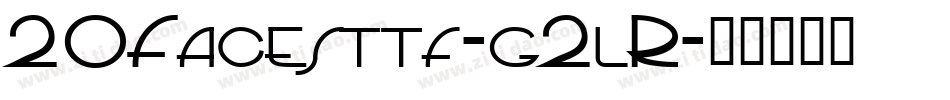 20Facesttf-g2lR字体转换