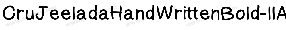 CruJeeladaHandWrittenBold-llAw字体转换