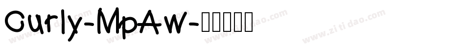 Curly-MpAw字体转换