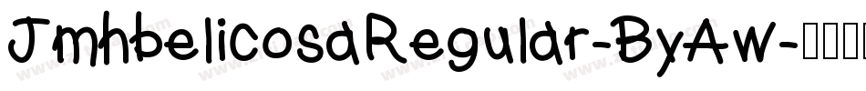 JmhbelicosaRegular-ByAw字体转换