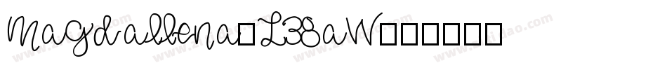 Magdallena-L38aW字体转换
