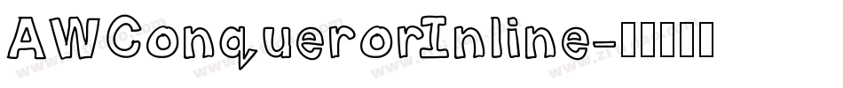 AWConquerorInline字体转换