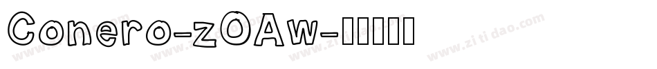 Conero-zOAw字体转换