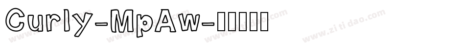 Curly-MpAw字体转换