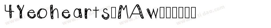 4Yeohearts-MAw字体转换