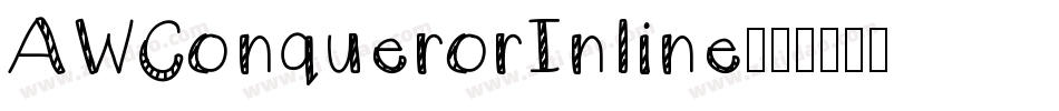 AWConquerorInline字体转换