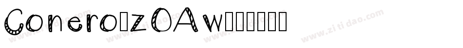 Conero-zOAw字体转换