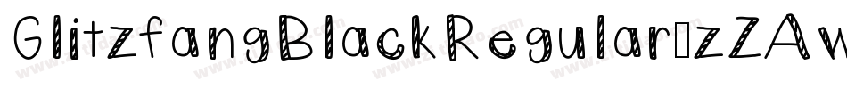 GlitzfangBlackRegular-zZAw字体转换