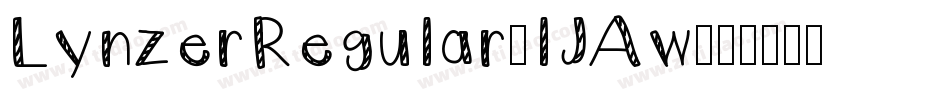 LynzerRegular-lJAw字体转换