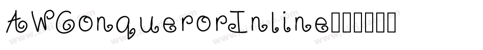 AWConquerorInline字体转换