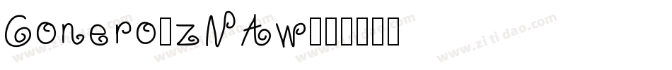 Conero-zOAw字体转换