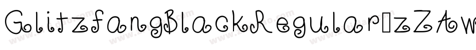 GlitzfangBlackRegular-zZAw字体转换