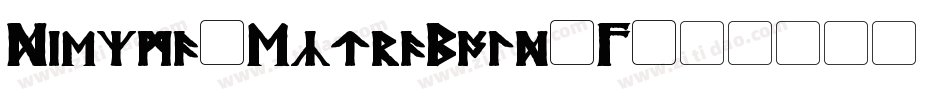 Diezma-ExtraBold-2字体转换