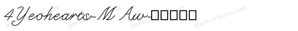 4Yeohearts-MAw字体转换