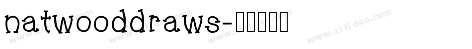 natwooddraws字体转换