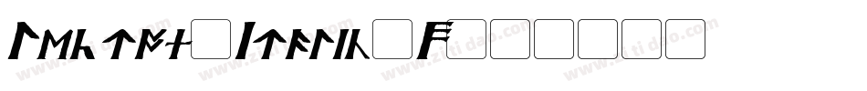 Lekton-Italic-3字体转换