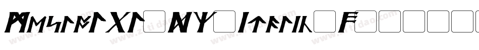 MesloLGL-DZ-Italic-3字体转换
