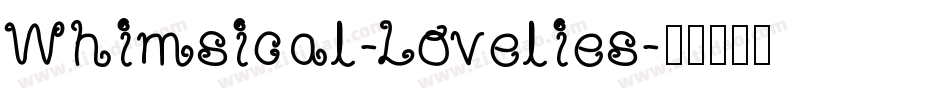 Whimsical-Lovelies字体转换