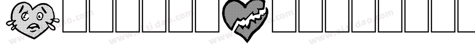 Broken-Hearts-1字体转换