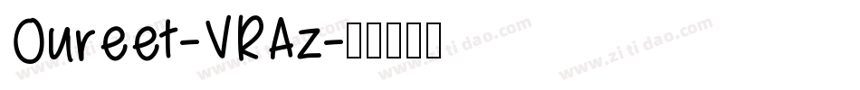Oureet-VRAz字体转换