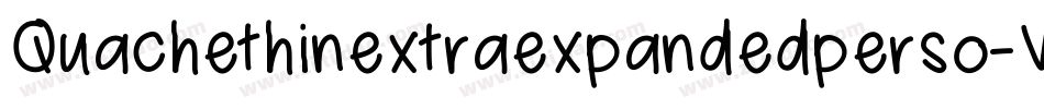Quachethinextraexpandedperso-VGWAz字体转换