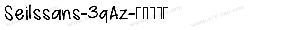 Seilssans-3qAz字体转换