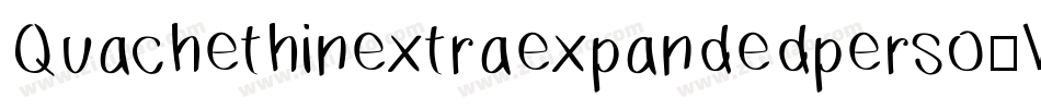 Quachethinextraexpandedperso-VGWAz字体转换