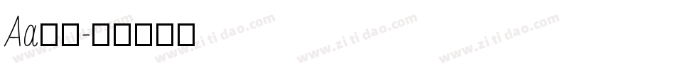 Aa我有字体转换