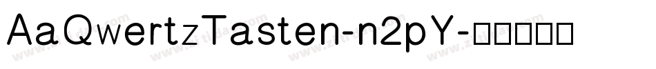 AaQwertzTasten-n2pY字体转换