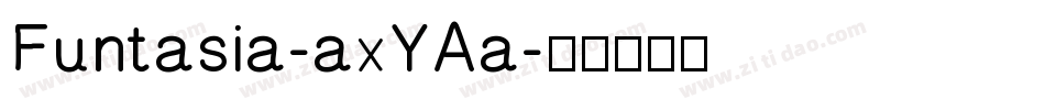 Funtasia-axYAa字体转换
