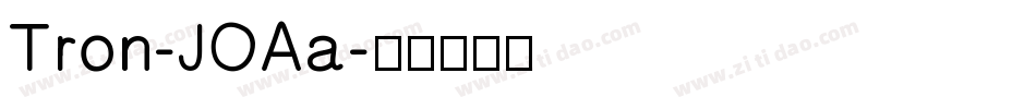 Tron-JOAa字体转换