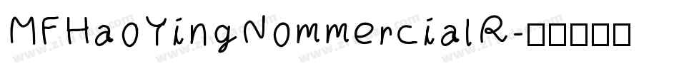 MFHaoYingNommercialR字体转换
