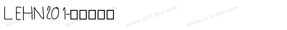 LEHN201字体转换