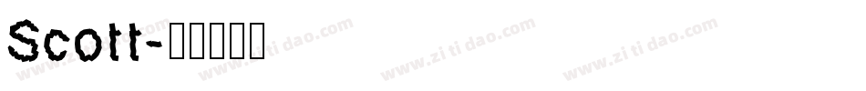 Scott字体转换