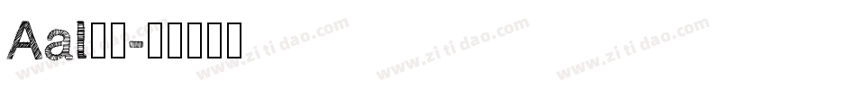 Aal楷体字体转换