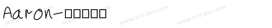Aaron字体转换