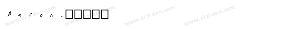 Aaron字体转换