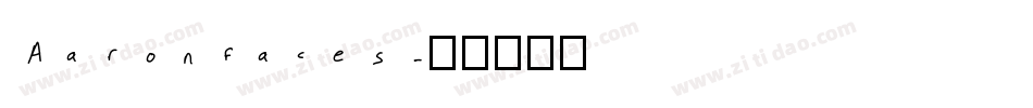 Aaronfaces字体转换