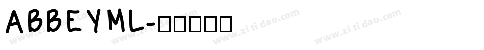 ABBEYML字体转换