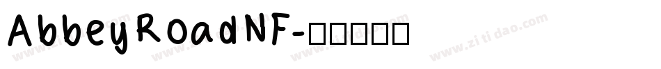 AbbeyRoadNF字体转换