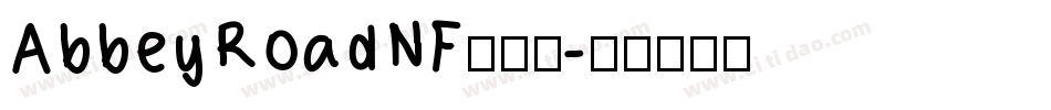AbbeyRoadNF生成器字体转换