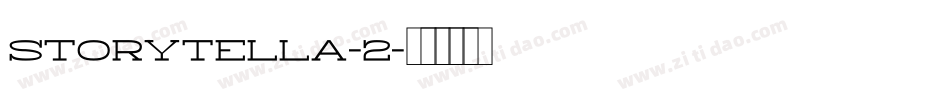 Storytella-2字体转换