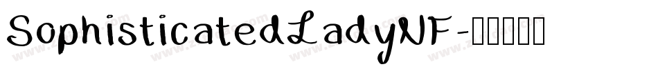 SophisticatedLadyNF字体转换