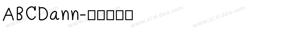 ABCDann字体转换