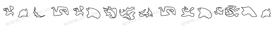 CisfCamouflageKitStencil-lJ8X字体转换