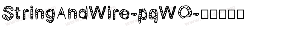 StringAndWire-pqWO字体转换