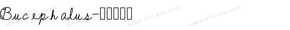Bucephalus字体转换