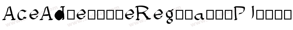 AceAdventureRegular-yPJm字体转换