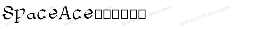 SpaceAce字体转换
