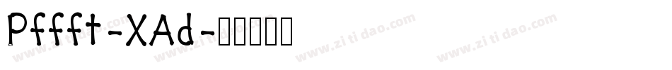 Pffft-XAd字体转换